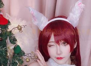 啾小妍变身甜心COS，真不敢相信ja不是动画片里的角色！