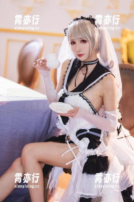 雅祈masaki 婚纱与福利,一个让人想投身的组合,图片里看雅祈masaki你好仙!